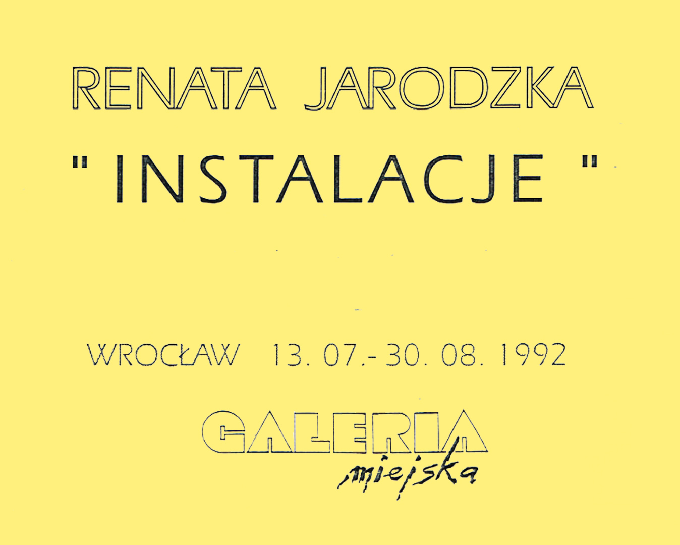 „Instalacje”