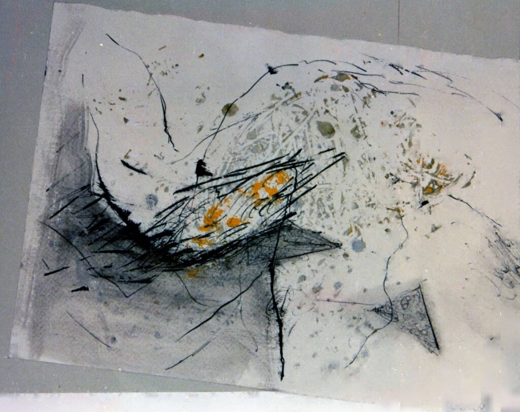 akryl tusz papier, 1987