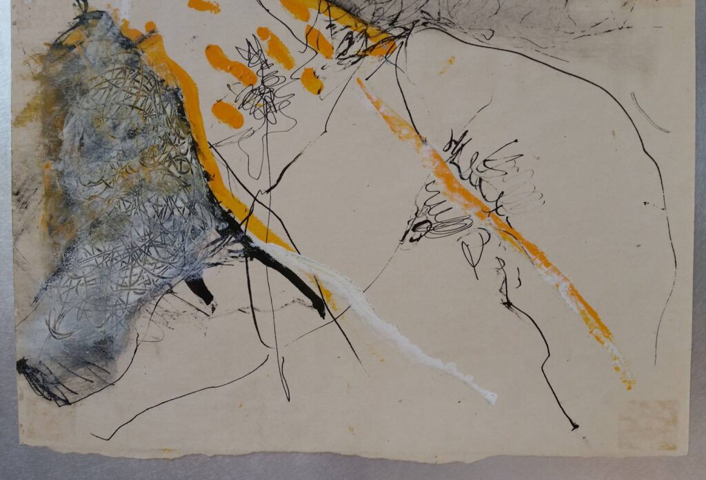 akryl tusz papier, 1987r.