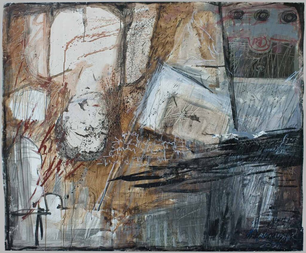 Spadaj, 200x157cm, 2010 r.