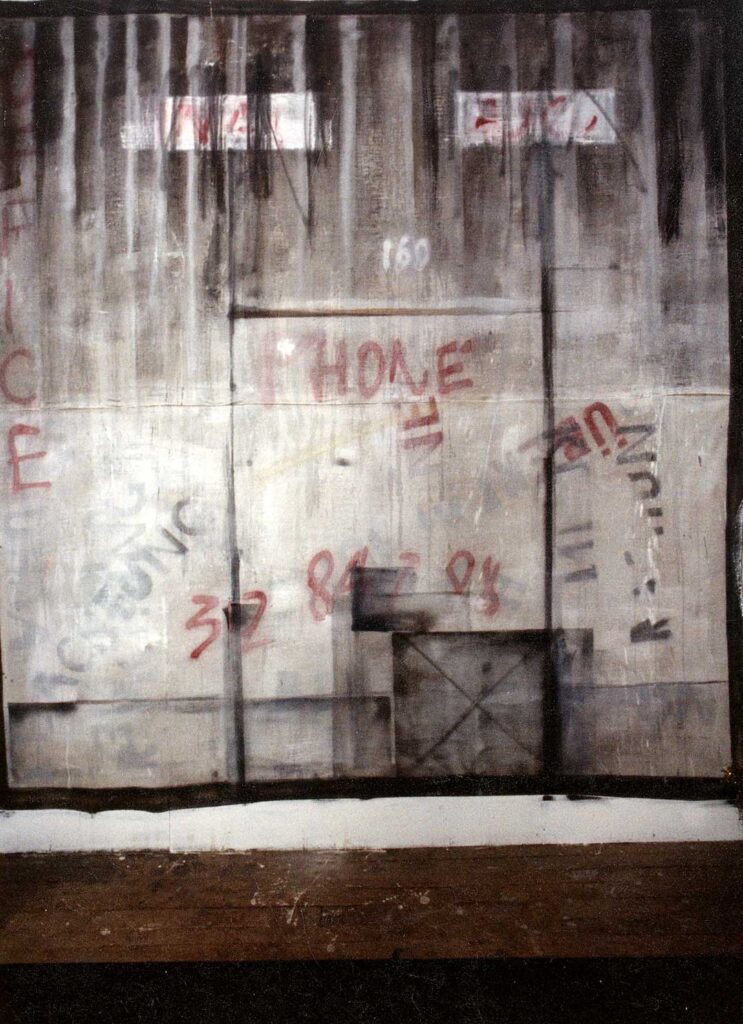 Home sweet home, akryl na płótnie, 1990 r., Kanada
